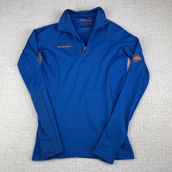 Mammut Eiswand Eiger Extreme Guide Base layer 1/4 Zip Fleece pullover Men Size S - Picture 1 of 16